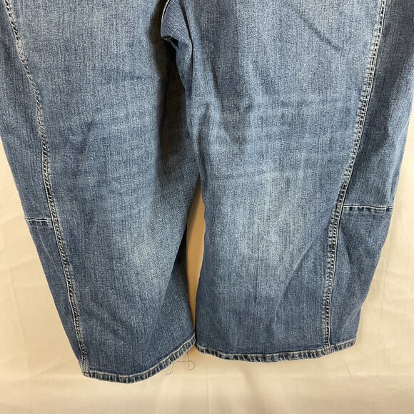 Pilcro Patchwork Jeans EU 60W US 26W Wide Leg - Picture 11 of 13